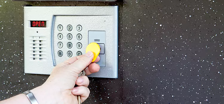 Electronic Door Lock Installation Bell