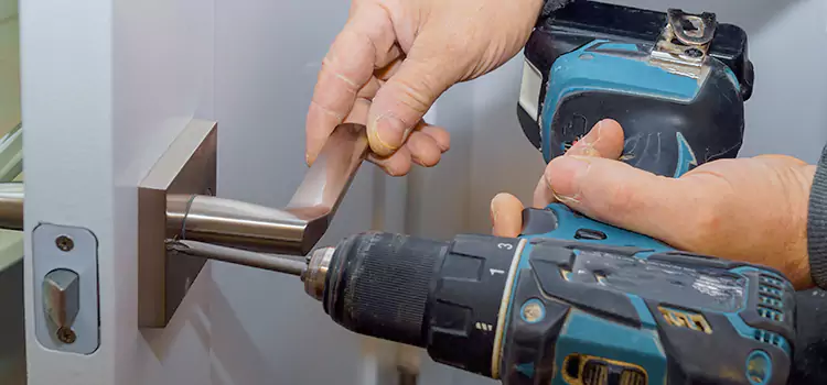 Security Door Lock Installation Bell